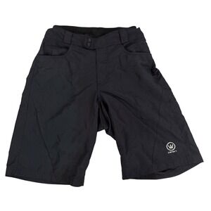 Canari Mens Black Mountain Bike Cycling Shorts with Liner MD RN109814